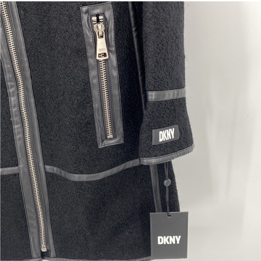 DKNY Wool-Blend Overcoat - Picture 4 of 4